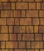 Тротуарная плитка ВЫБОР, форма Старый город, h=60мм