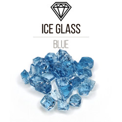 Стеклянная крошка Ice Glass,Blue, 500гр