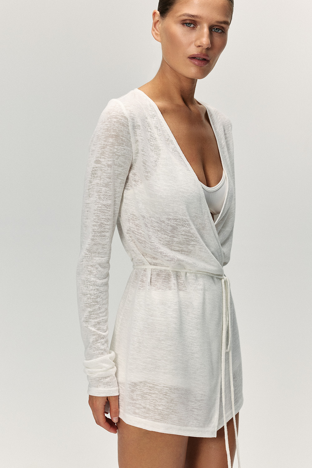 Кимоно удлинённое AMELIE Белый