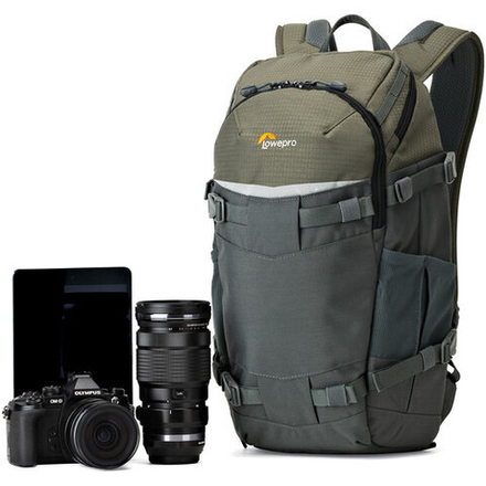 Рюкзак Lowepro Flipside Trek BP 250 AW серый/темно-зеленый