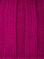 Шапка детская зимняя вязаная с помпоном и снуд