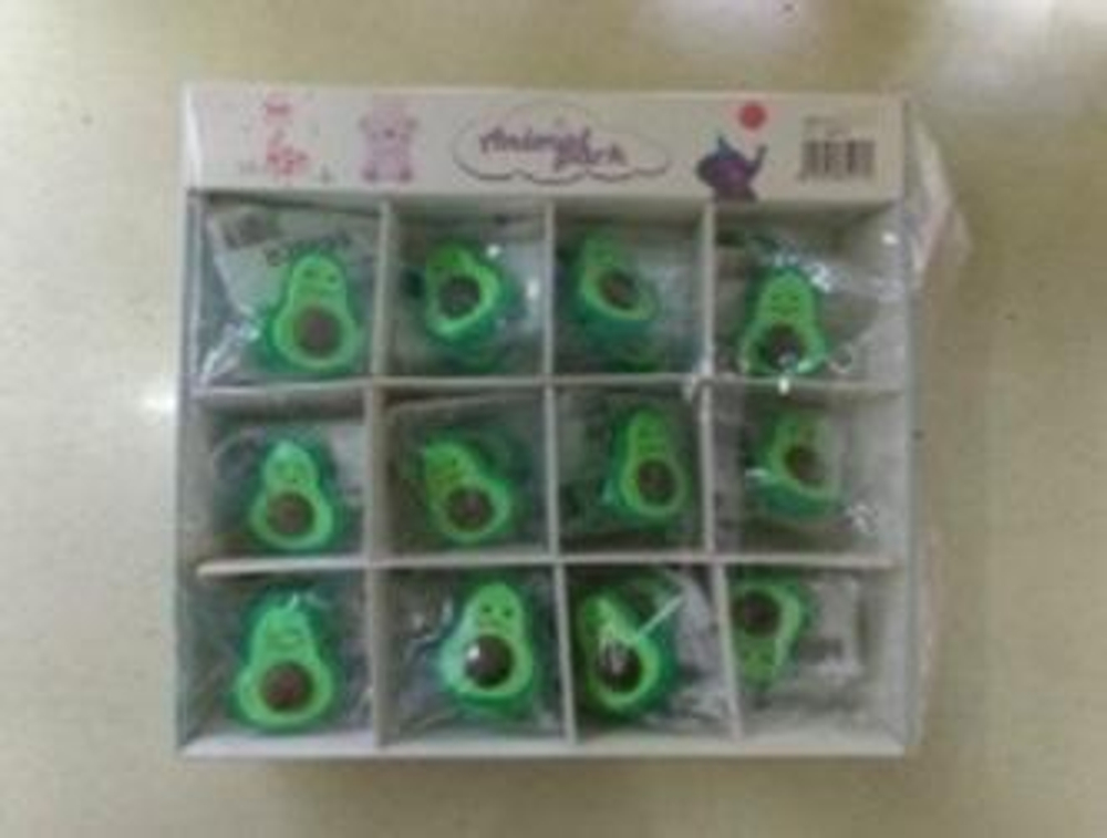 Ластик "Авокадо" 3,6см, в пакете