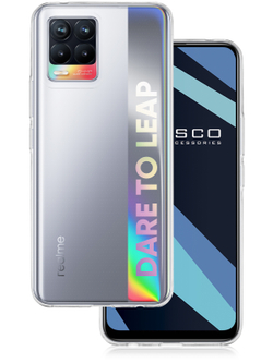 Чехол ROSCO для realme 8;realme 8 Pro оптом (арт. RM-8-TPU-TRANSPARENT)