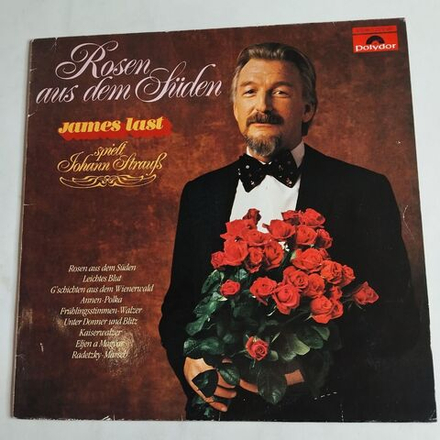 Винтажная виниловая пластинка LP James Last Rosen Aus Dem Suden (James Last Spielt Johann Straus) (Germany 1980)