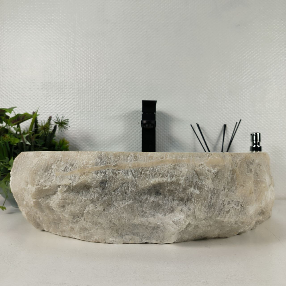 Раковина из оникса Erozy Grey EO-64541 52*42*15 0156