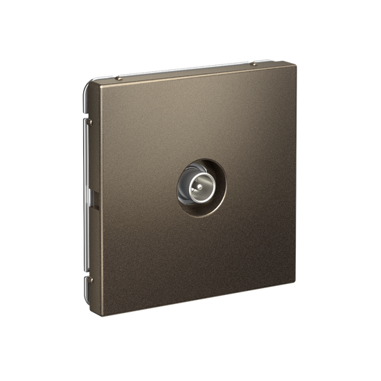 Розетка телевизионная оконечная TV ArtGallery 1дБ механизм мокко SE GAL000691