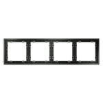 Рамка пластиковая VOLTUM S70 на 4 поста, (титан)