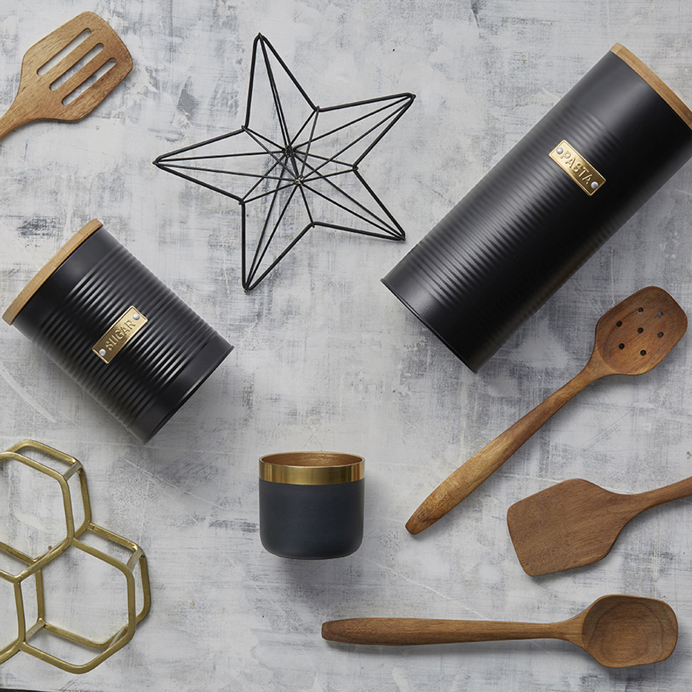 Емкость для хранения пасты Otto черная 2 л TYPHOON