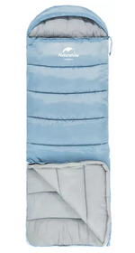 Мешок спальный Naturehike U350S, (190+30)х75 см, (правый) (ТК: -3C), голубой