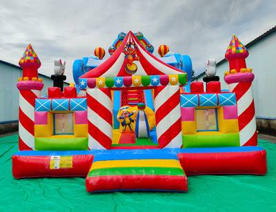 Коммерческий надувной батут «Парк развлечений 2» 10*6*6 м