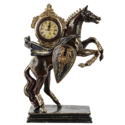 GAEM Фигурка декоративная "Лошадь" с часами D8см, (AAx1 н/п), L31,5 W14 H45,5 см
