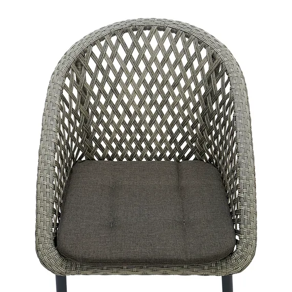 Плетеный стул Sverre, серый
