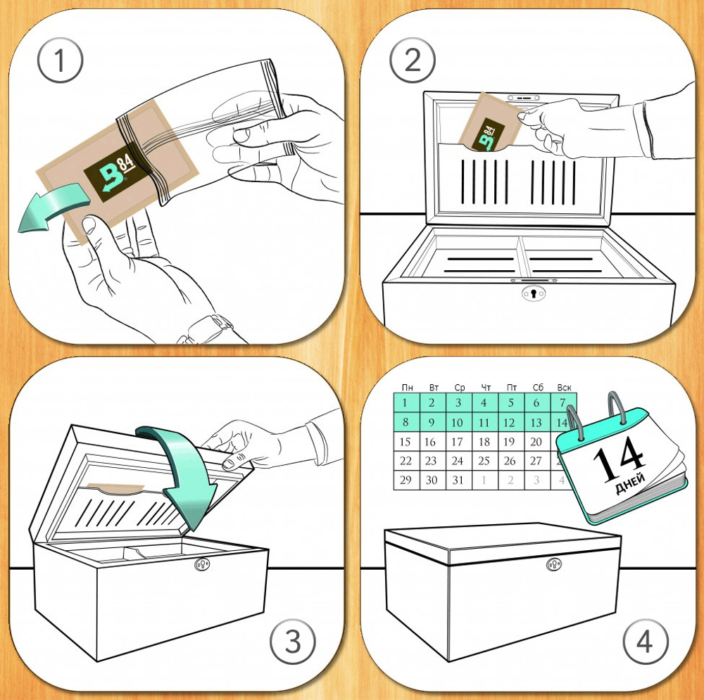 Boveda 84% Humidor One-Step