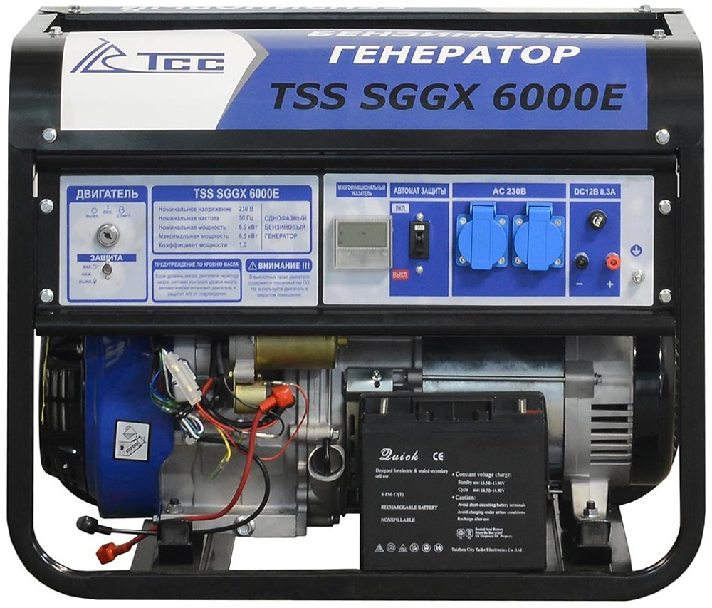 Бензиновый генератор ТСС SGGX 6000E — Фото №2 
