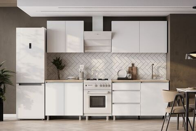 Кухонный гарнитур Den 2,0м Белый/Дуб Сонома