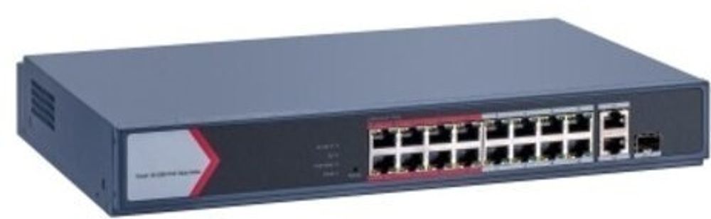 Коммутатор Hikvision DS-3E1318P-EI/M PoE