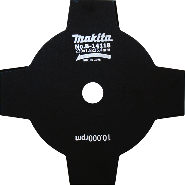 Нож для травы 4 зуба 230×25.4 мм Makita B-14118