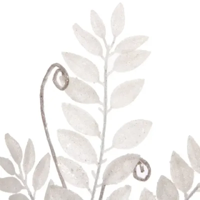 Ветка декоративная «Изящный вензель» 82 см, Белый