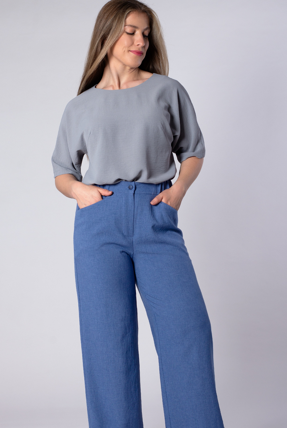 Брюки женские 3393ВЕ, Деним #259Д023393ВЕ