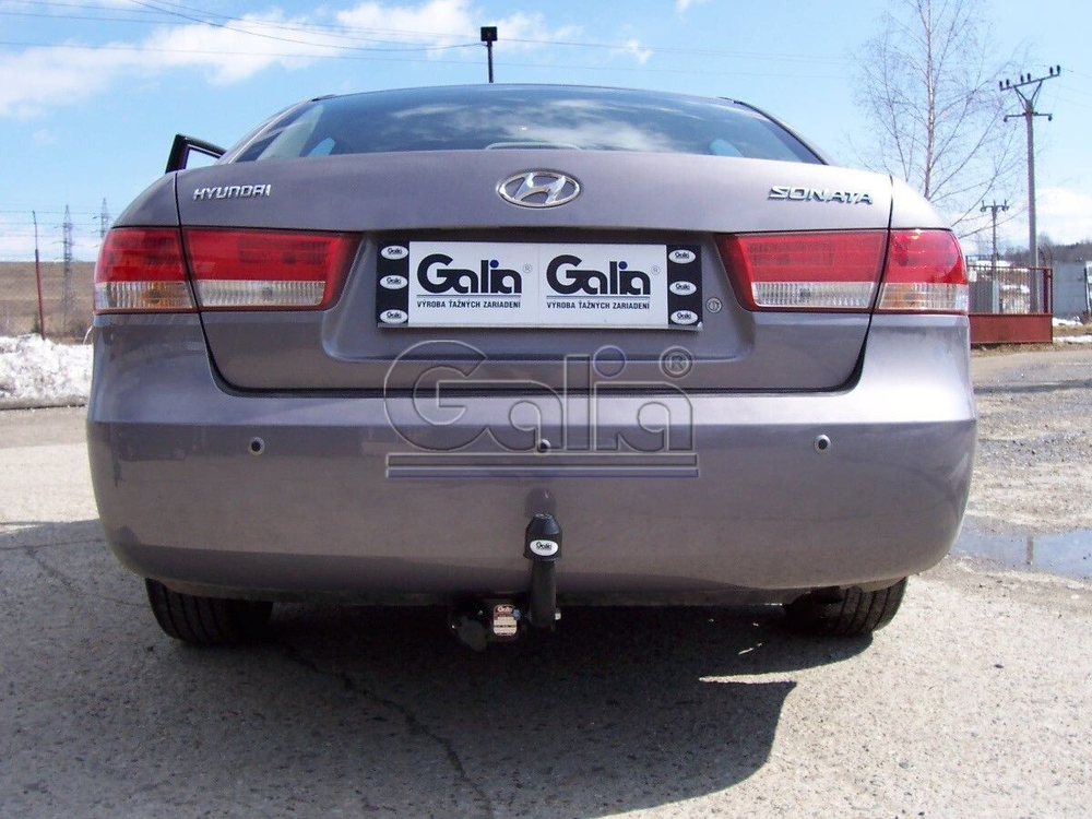 Фаркоп оцинкованный Galia H065A для Hyundai Sonata, 4dv, 2004- Type A(паспорт и сертификат в комплекте)(без электрики)