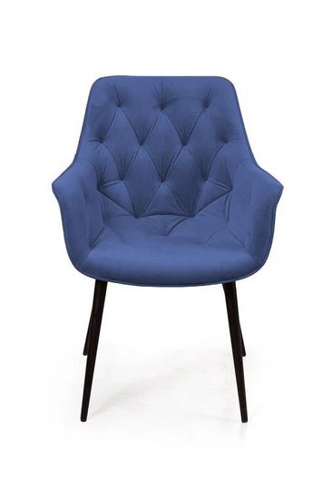 Стул Archi, бархат синий 29, опора конус