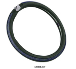 Оплетка на руль круглая Coolpart DIAMOND 50 (38*38) лебедь к/з черный/синий СТРАЗЫ L2088BL-BLY