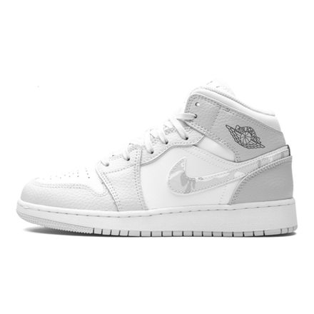 Кроссовки Air Jordan 1 Mid GS Grey Camo