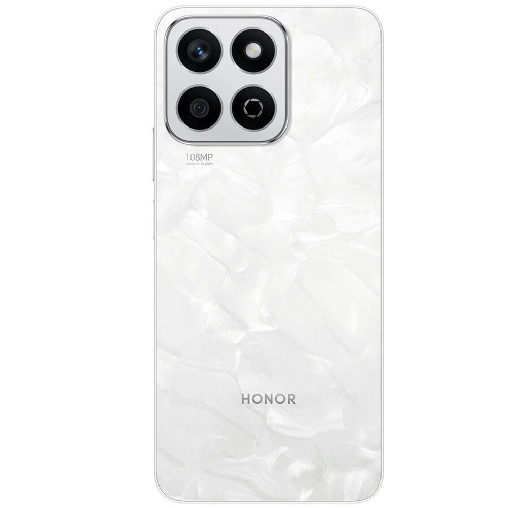 Смартфон HONOR X7c 8/256Gb, Dual nanoSIM, NFC,  РСТ(ЕАС), White ,лунный белый