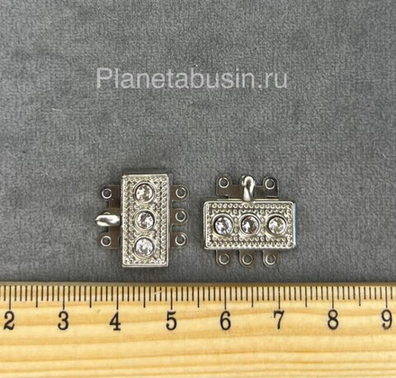 Замки (Китай) с цирконами 0699