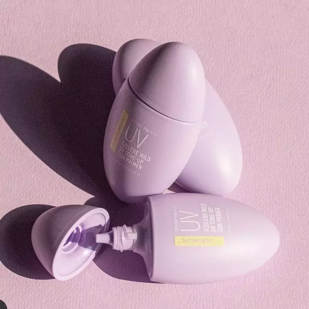 Sur.Medic+ Azulene Mild UV Tone-Up Sun Primer SPF50+ PA++++ легкий солнцезащитный праймер