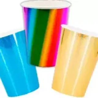 Одноцветные + Фольгированные стаканы