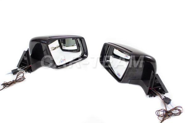 Боковые зеркала NEW в стиле Mercedes AMG c двойным повторителем на ВАЗ 2104, 2105, 2107, не окрашенные, механические и с вежливой подсветкой