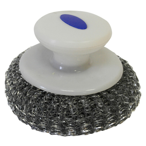 ГУБКА ДЛЯ МЫТЬЯ ПОСУДЫ С держателем МЕТАЛЛ SM-06СПБ