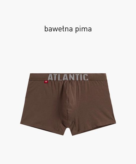 Трусы мужские боксеры Atlantic MH-1196, pima cotton, темно-бежевый