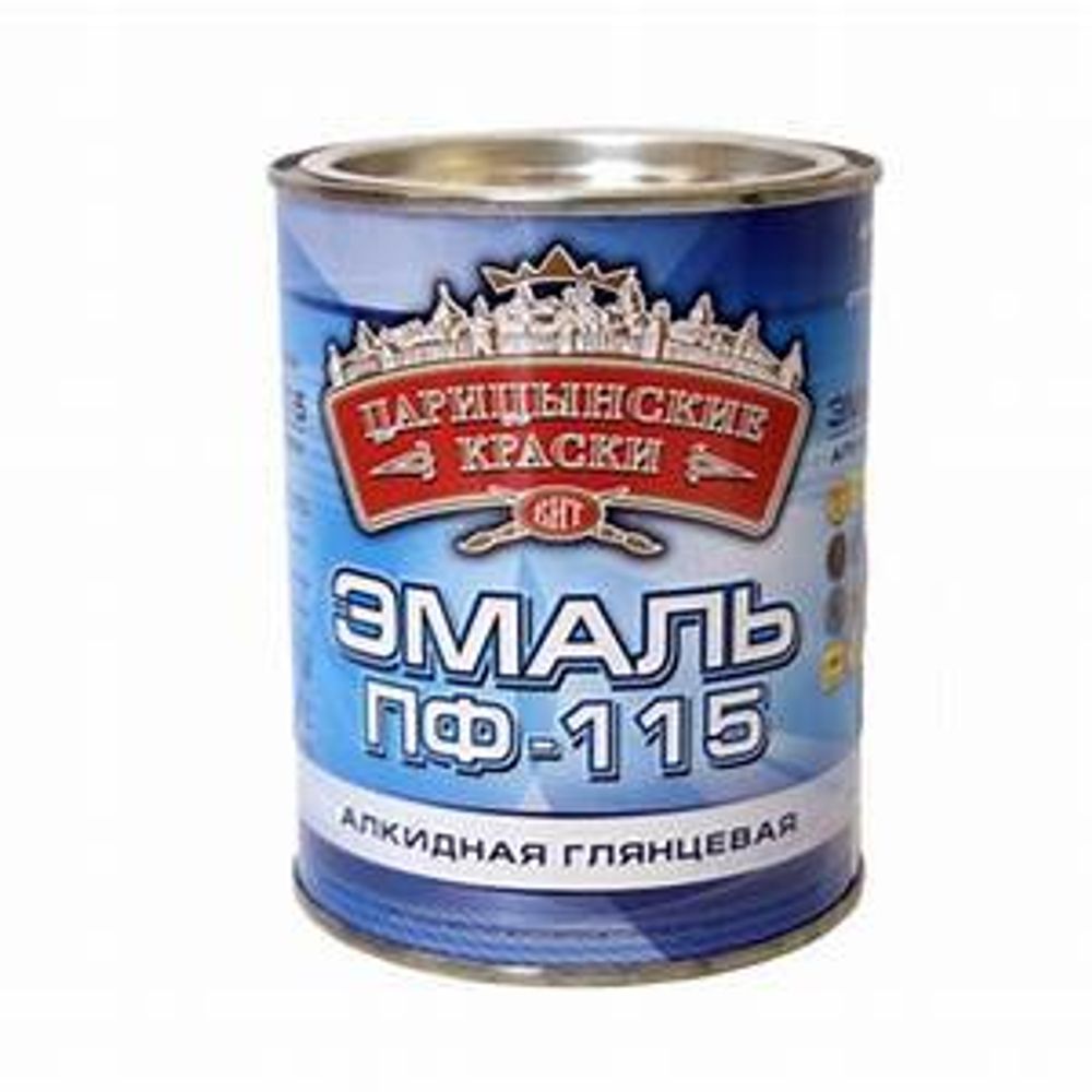 Эмаль ПФ-115 0,8кг Царицынские краски белая матовая