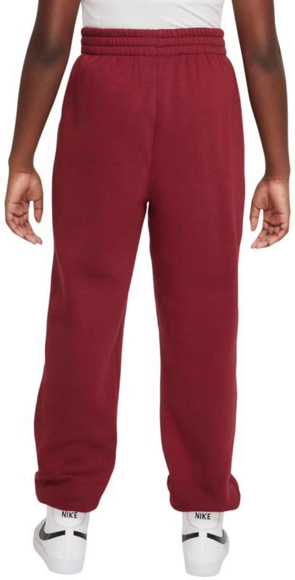 Штаны для девочки теннисные Nike Kids Sportswear Club Fleece Loose - красный
