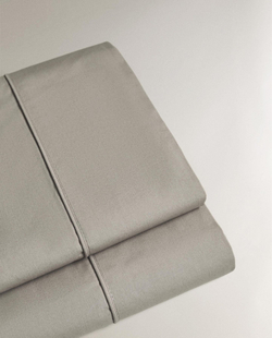 Zara Home - Простыня из ситца (300 нитей), серый, 240x280 см