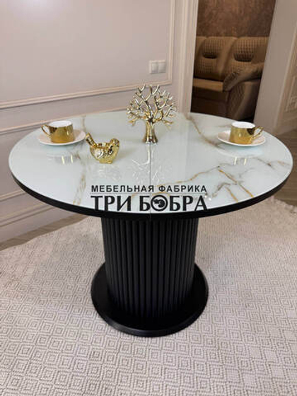 Стол кухонный "Орион", белый кварц