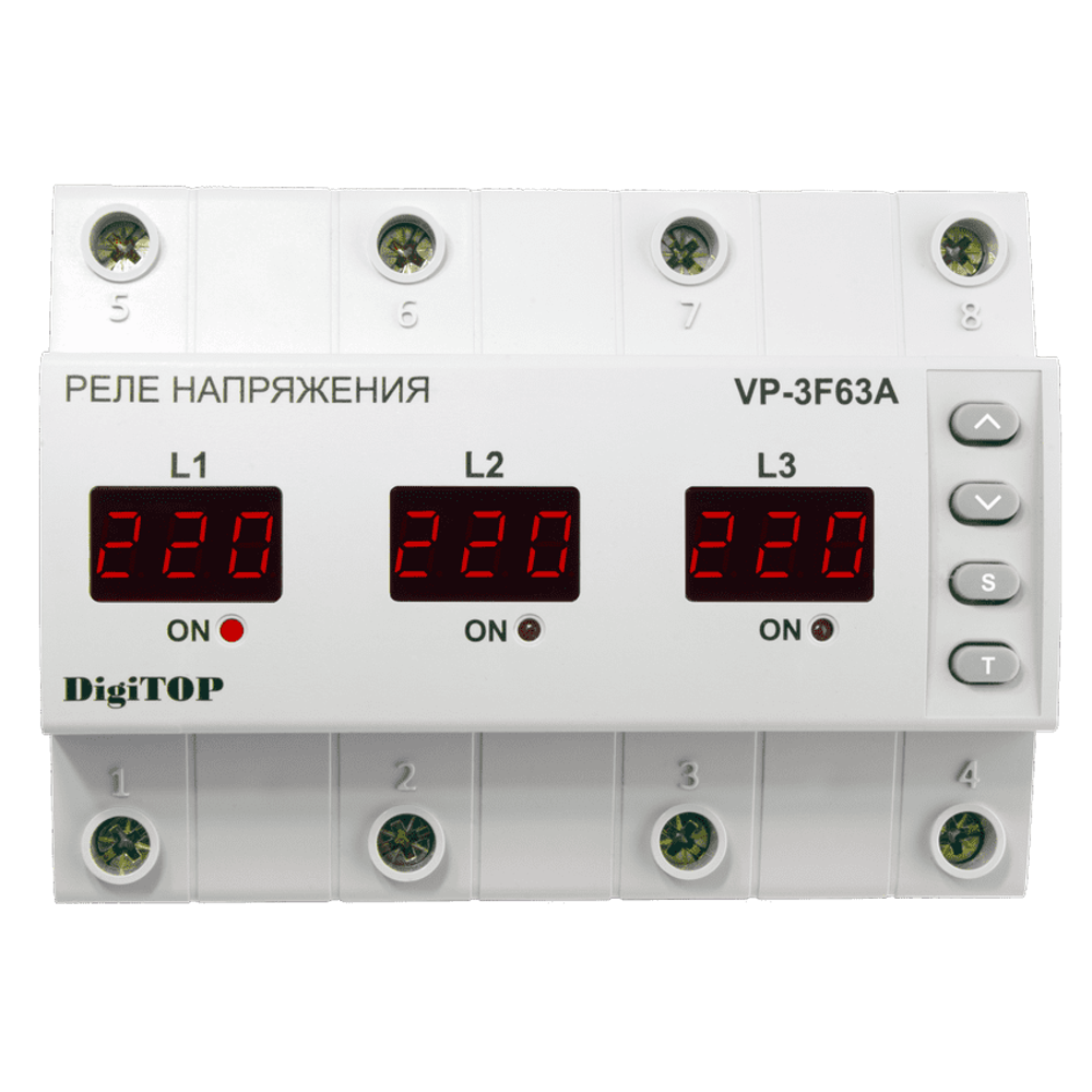 Реле напряжения VP 3F63A DigiTOP