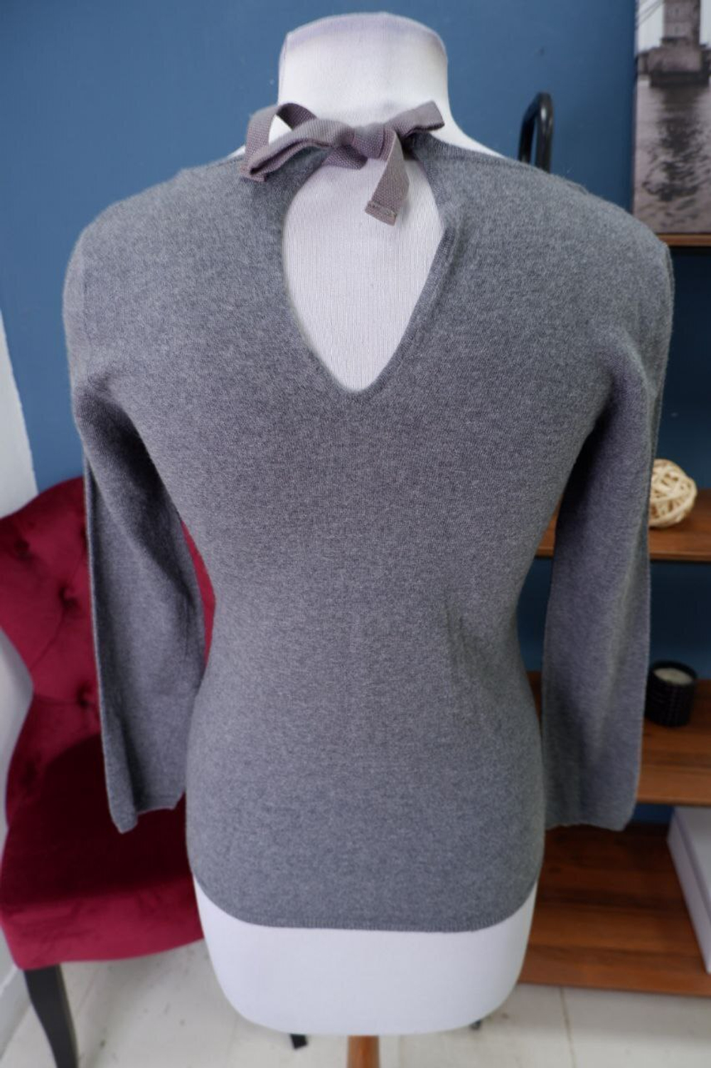 Джемпер стильный шерстяной 40 размер