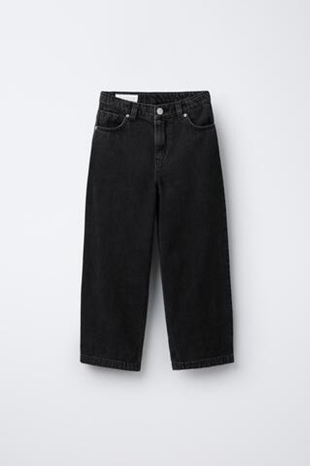 ZARA ДЖИНСЫ RELAXED BAGGY, ЧЕРНЫЙ