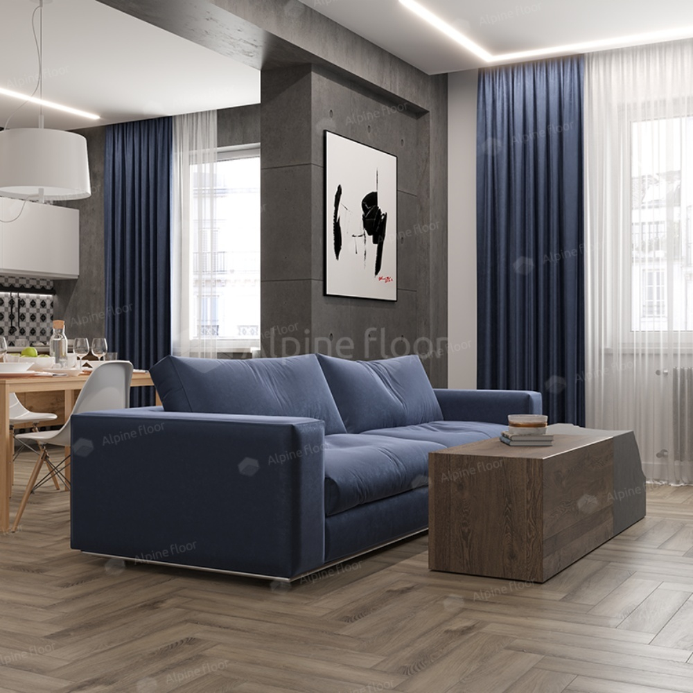 Кварцвиниловая плитка Alpine Floor Parquet LVT ECO 16-15 Дуб Исида