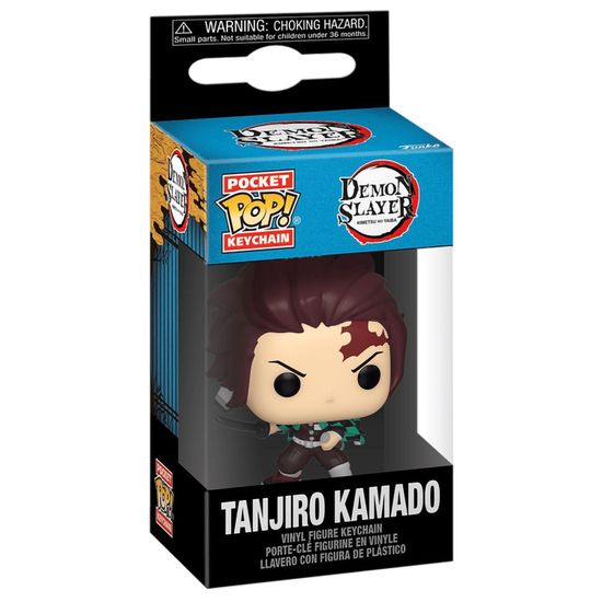 Брелок Funko Pocket POP! Demon Slayer Tanjiro Kamado 61374 / Брелок по мотива аниме "Клинок, рассекающий демонов", Танджиро Камадо