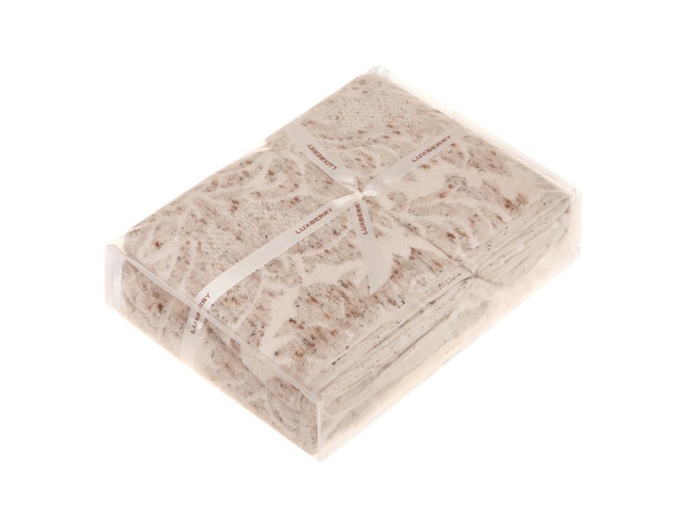 Полотенце 50х100 Luxberry Marble бежевый меланж