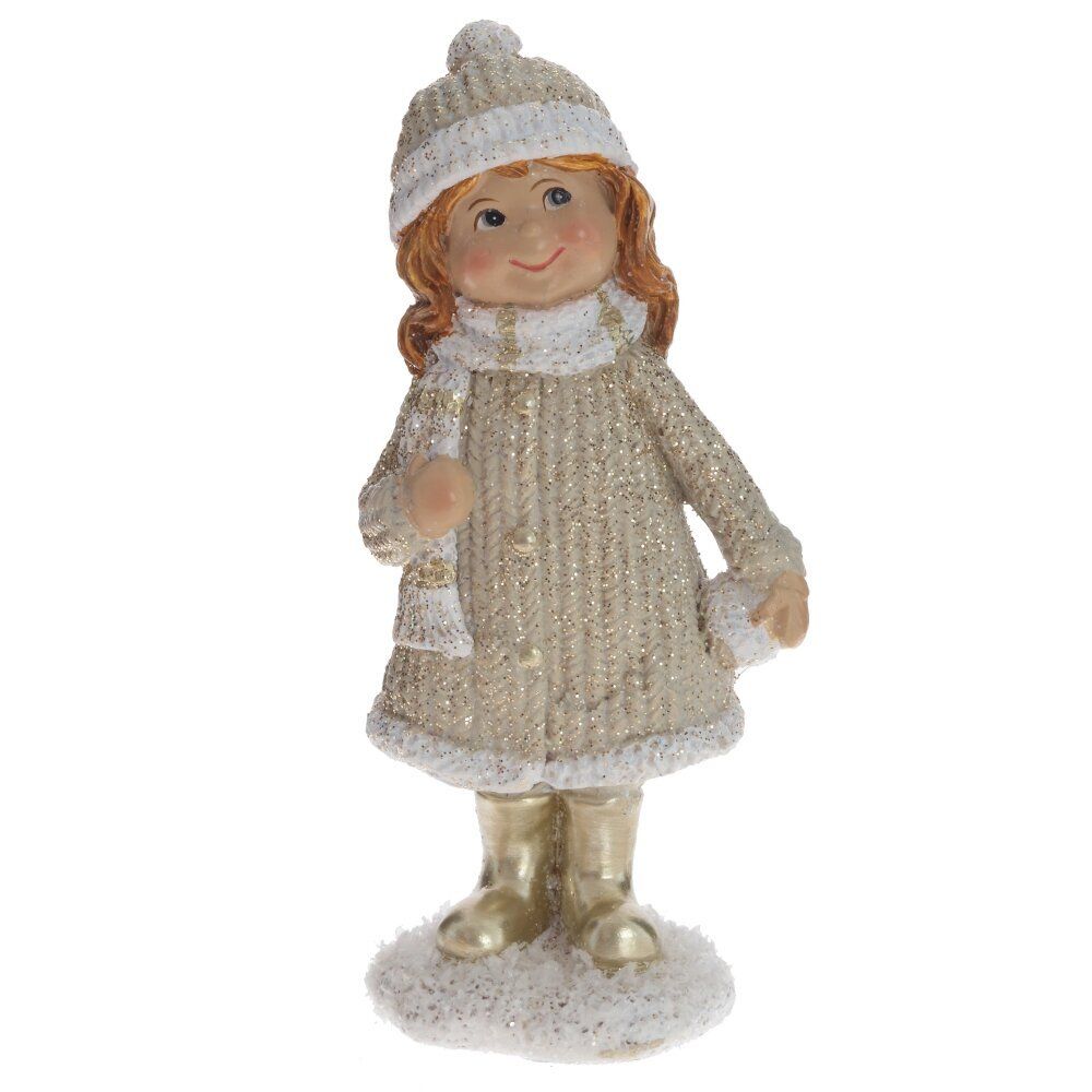 GAEM Фигурка декоративная "Мальчик/Девочка", L6 W4 H12,5 см, 2в.