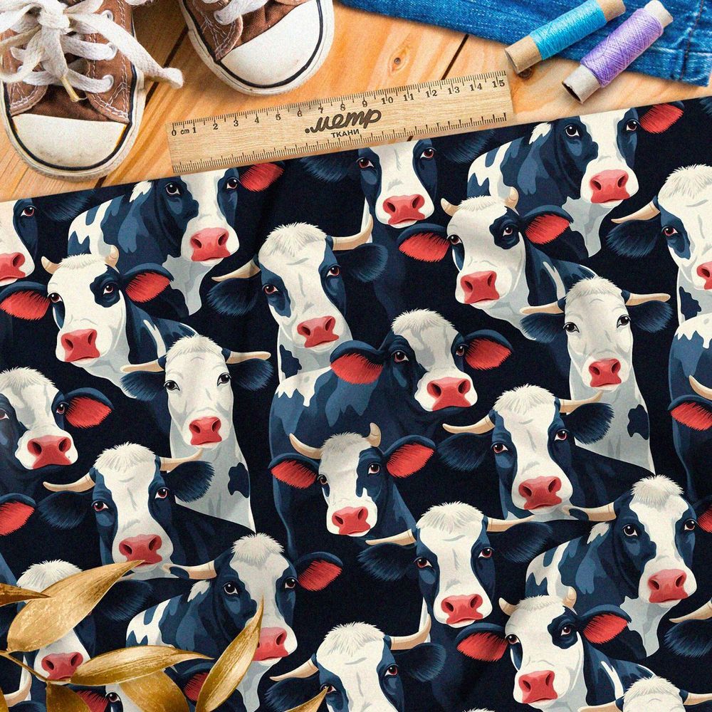 Ткань премиум мембрана стадо коров