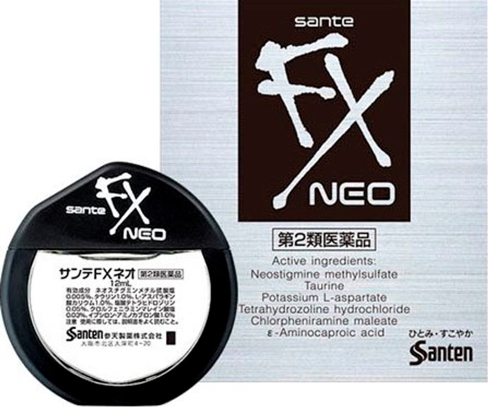 Капли для глаз витаминизированные с таурином 12 мл Sante Fx Neo