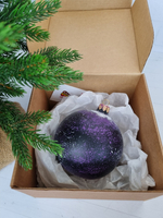 Шар стеклянный "Спас на крови",  ручная роспись