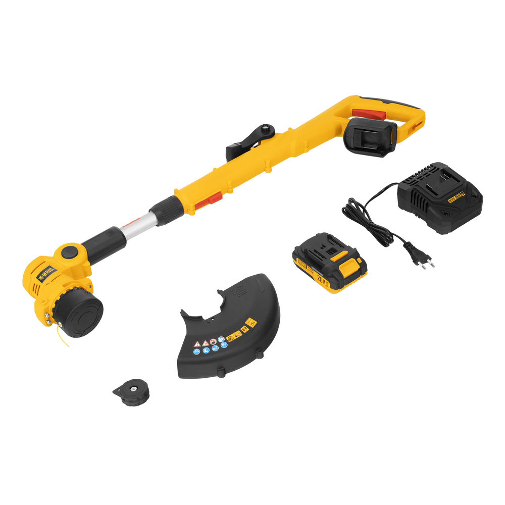 Триммер аккумуляторный GT-230, 230 мм, Li-Ion, 20 В // Denzel