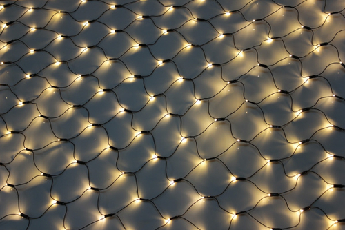 LED-SNL-540-2*4M-240V-WW/BL Белые теплые светодиоды на чернoм проводе, соединяемая